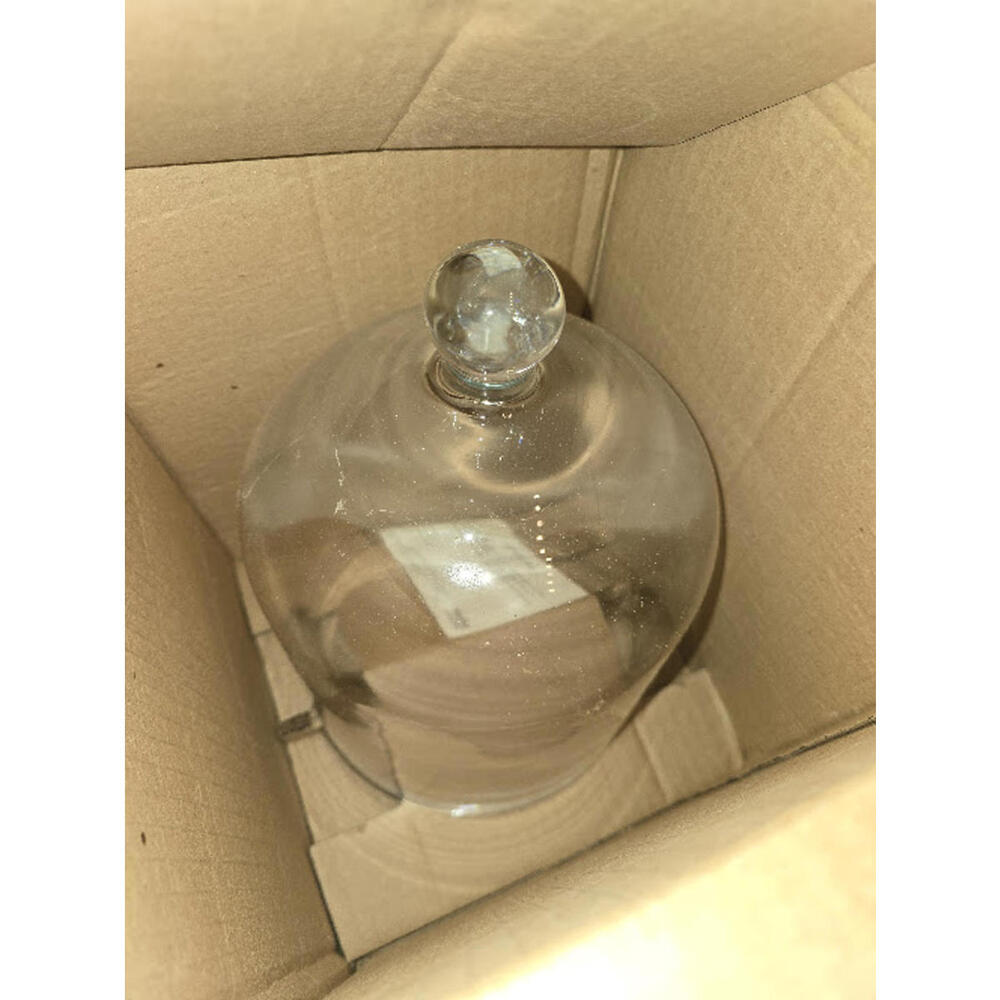 Southern Living At Home Tall Glass Dome Cloche – 7.25" x 10"